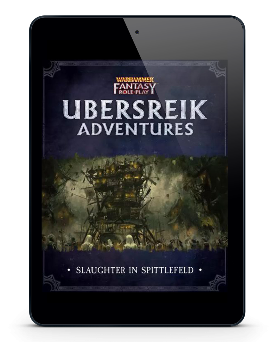 Warhammer – Jeu De Rôle V4 – Aventures à Ubersreik – Livre Manuel Occasion