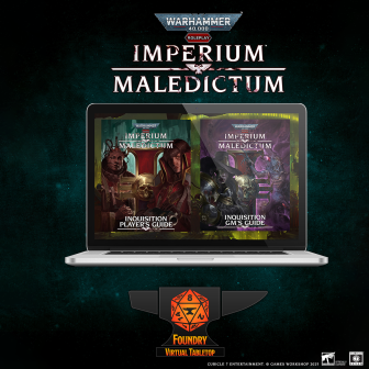 Warhammer 40,000 Roleplay: Imperium Maledictum Inquisition Player's & GM's Guide Foundry Bundle