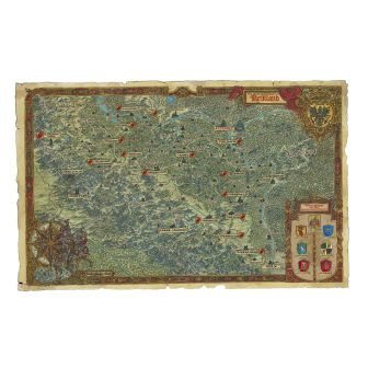 Warhammer Fantasy Roleplay Fifth Edition Rolled-Up Reikland Map