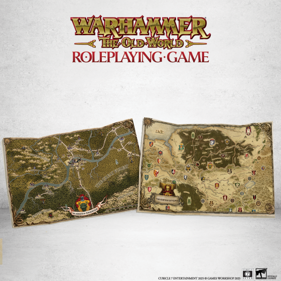 Grand Duchy of Talabec Map Pack Warhammer The Old World RPG - Cubicle Seven