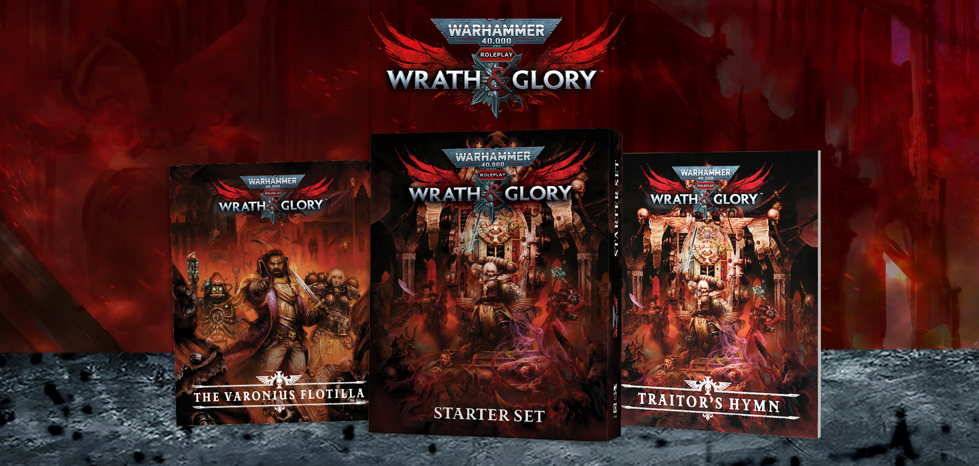Warhammer 40,000: Wrath & Glory Starter Set is out now!